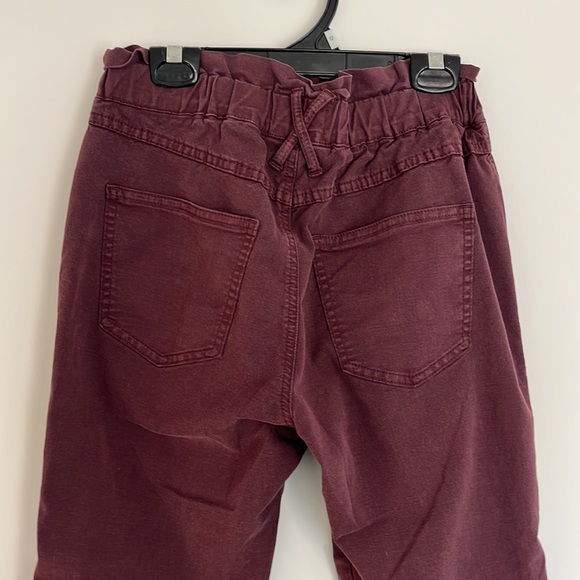 Pistola Maroon Paperbag Pants - Picture 5 of 5